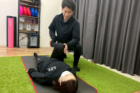 効果絶大なトレーナーによる締めストレッチ